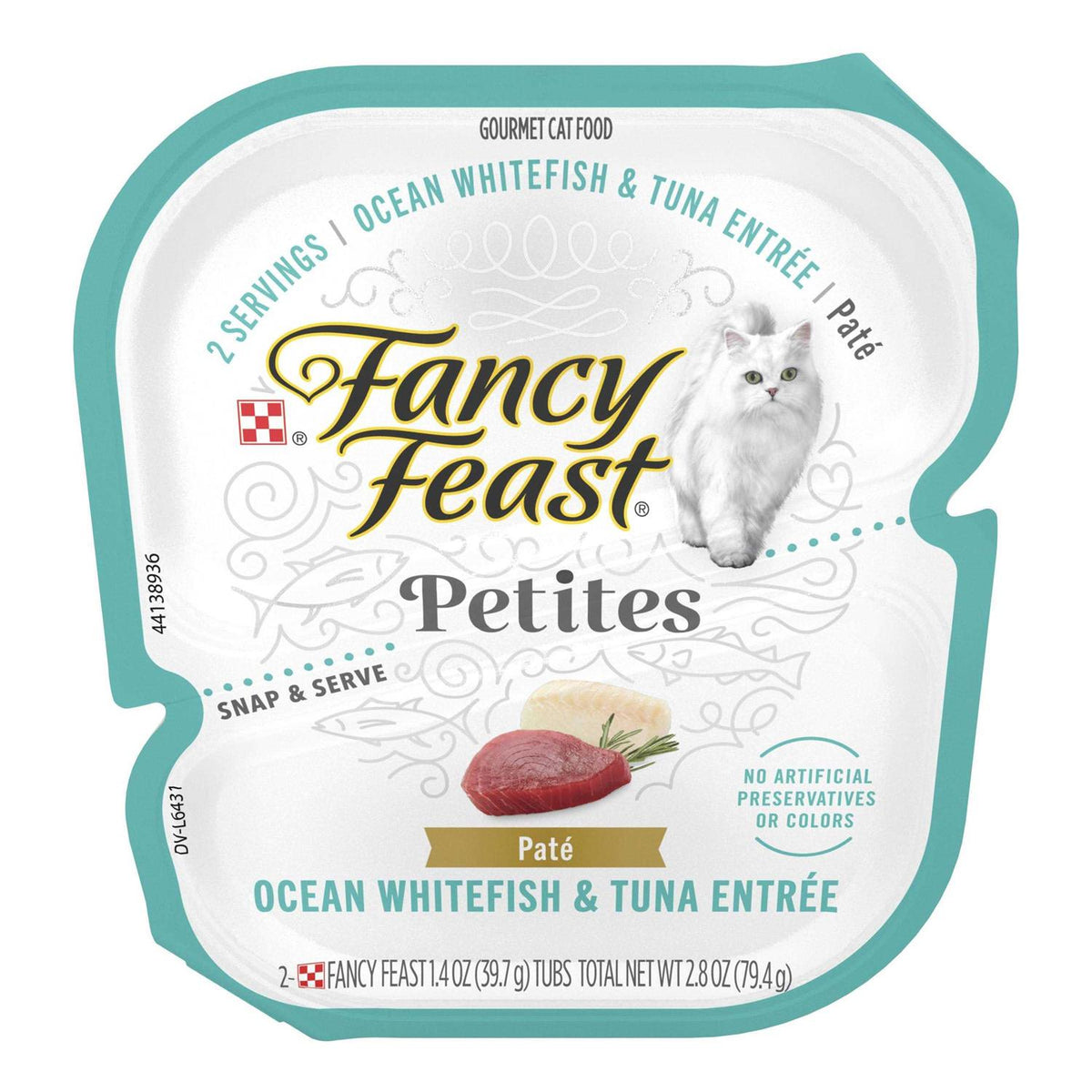 Ocean Whitefish & Tuna Pate Wet Cat Food H661478
