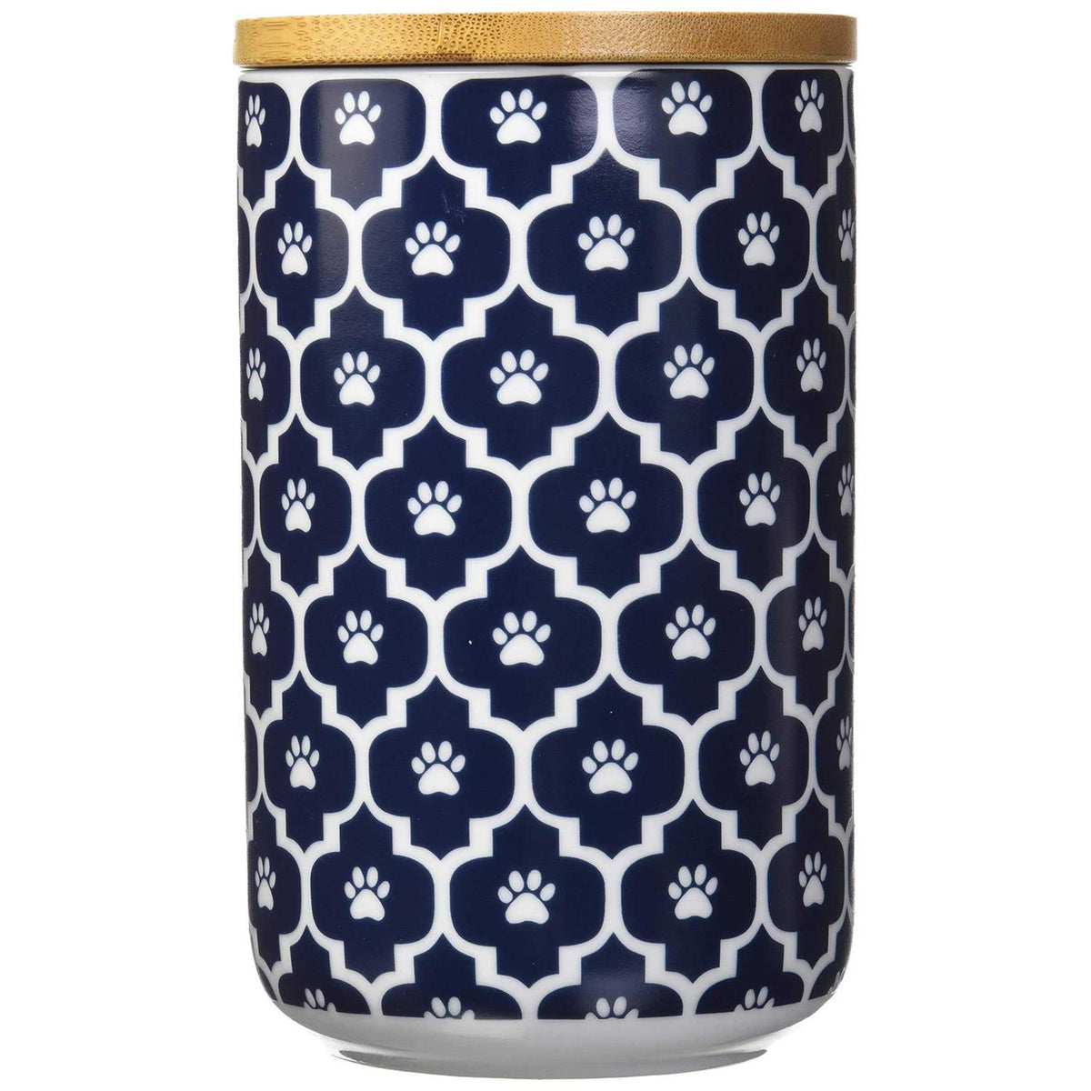Nautical Blue Ceramic Treat Canister A4223