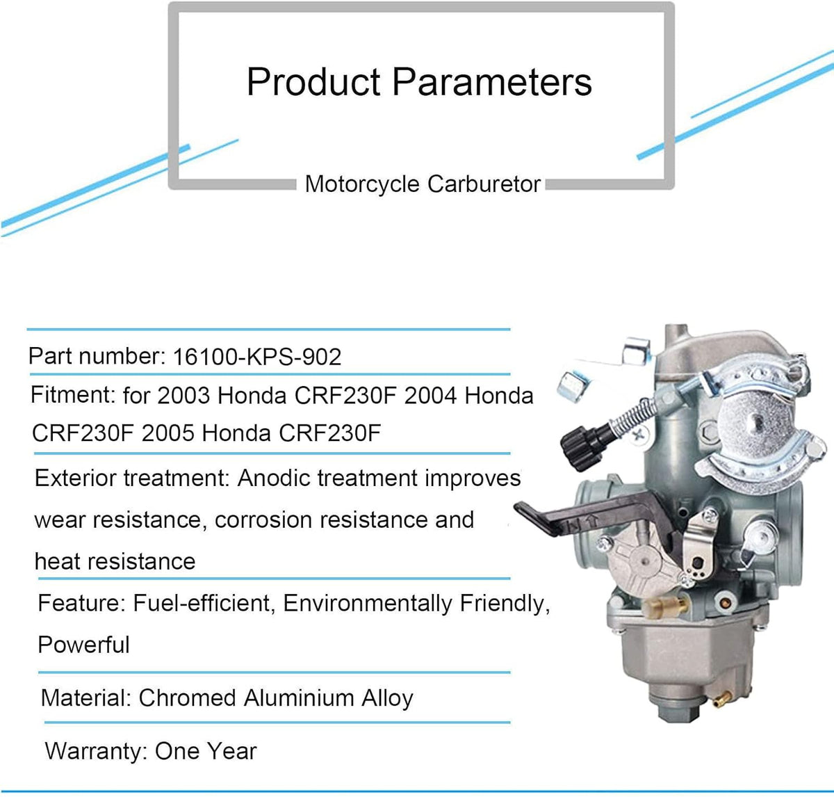 Carburetor 16100-KPS-902 Pack of 2 J3968