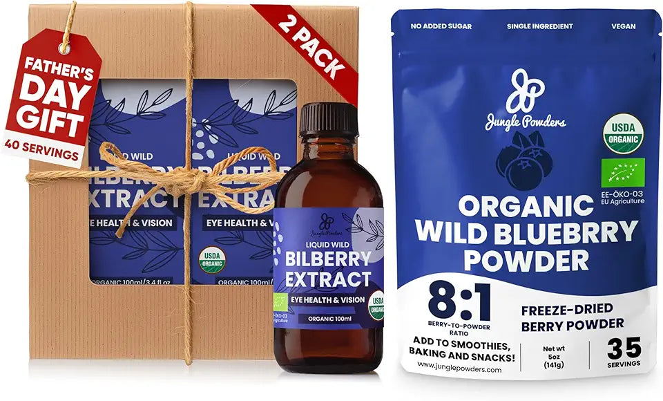 USDA Organic Wild Bilberry Extract and Wild Blueberry Powder T16350