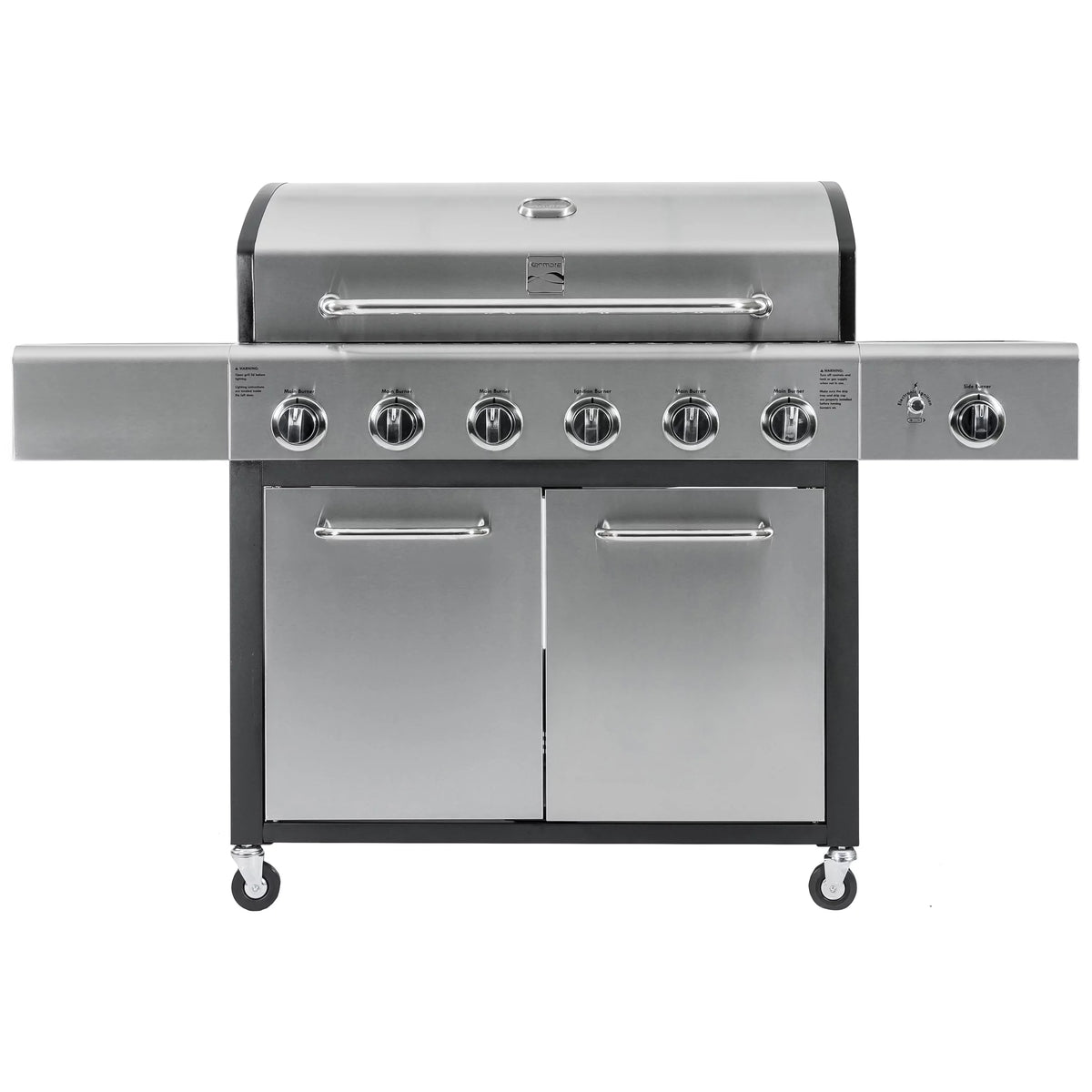6-Burner Propane Gas Grill with Side Burner J5770