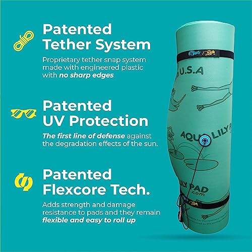 Green/Yellow Floating Water Mat J834753