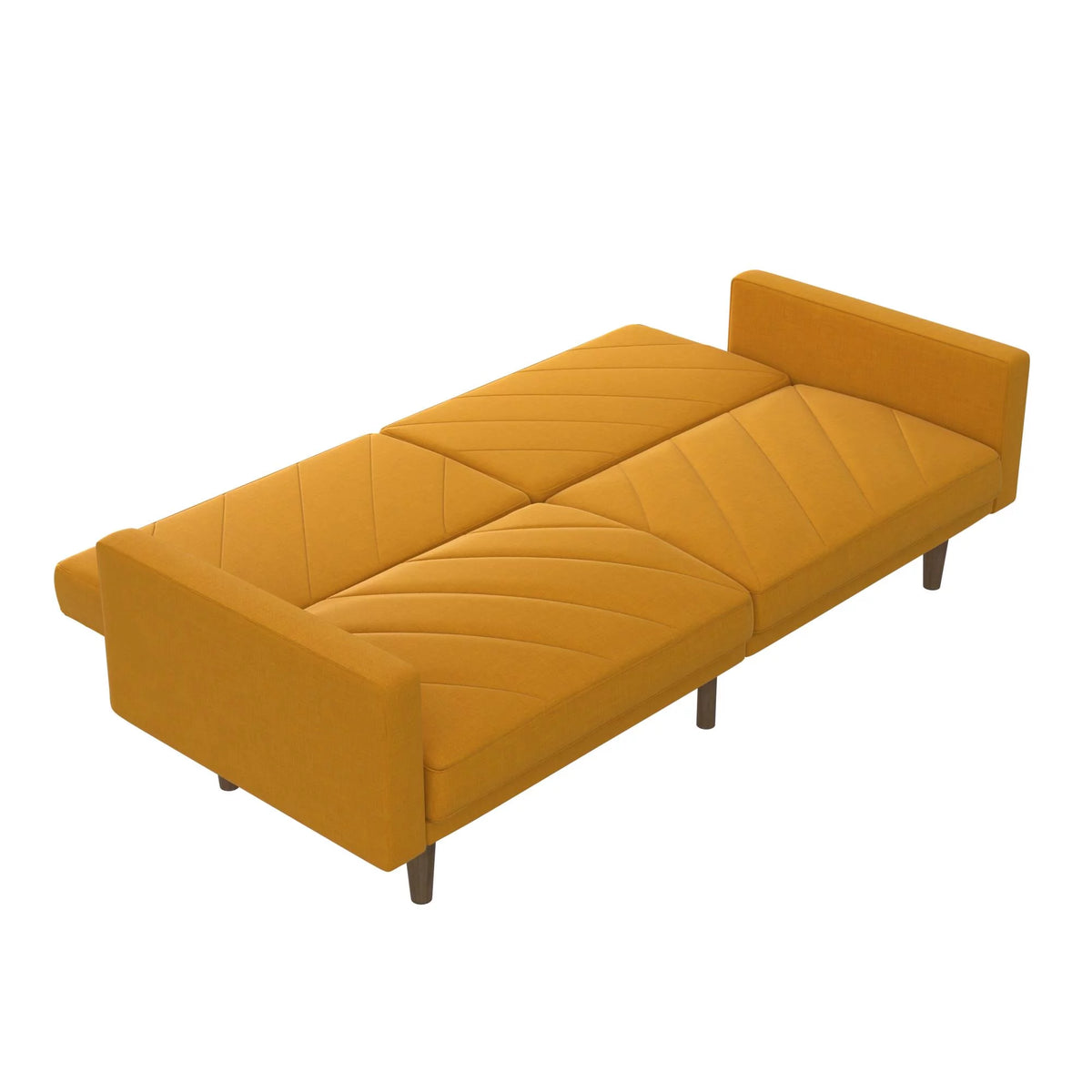 Mustard Yellow Linen Futon P124
