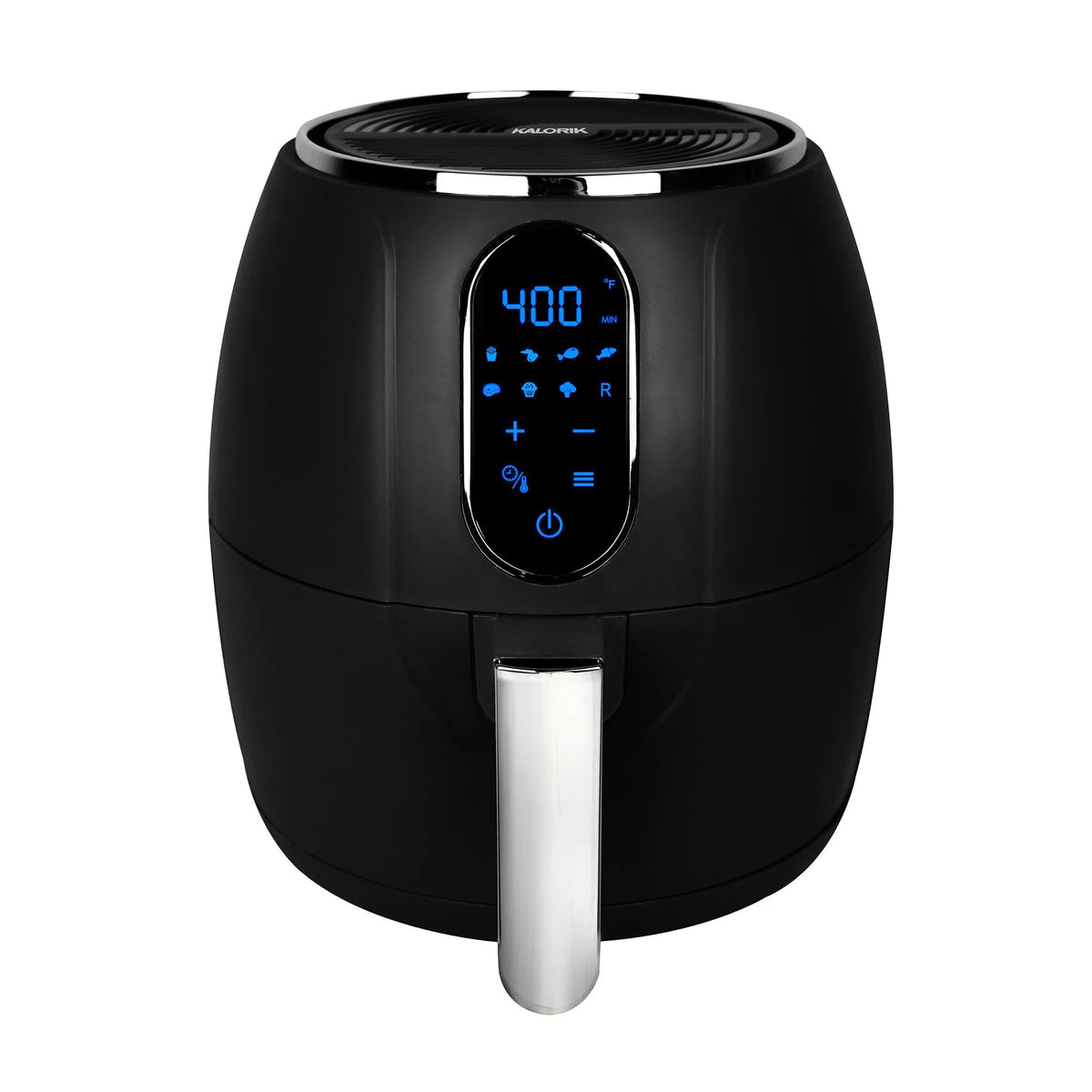 3.2 Quart Touch Screen Air Fryer Black with 8 Presets S451209
