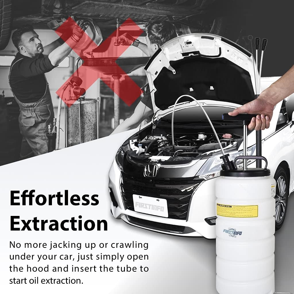 15 Liter Manual Oil Fluid Changer Vacuum Extractor Pump with Hose Y994214