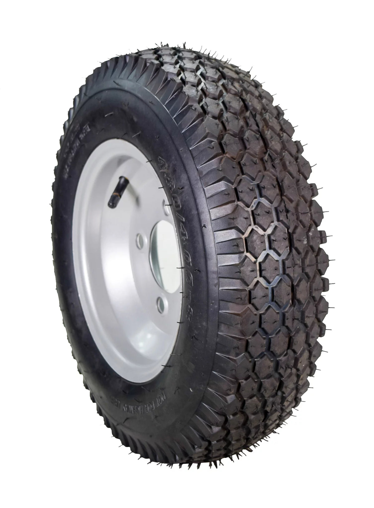 4.80/4.00-8 4 Ply Pre-Mounted Tubeless Trailer Tire Two Pack Q5134